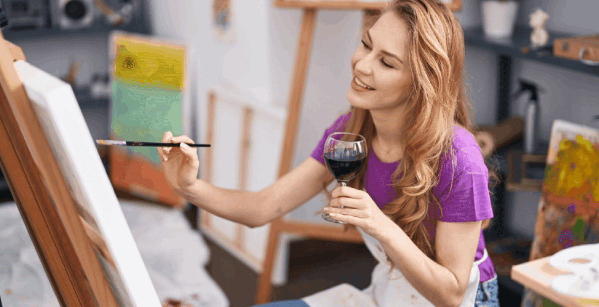 Virtual Paint and Sip Class