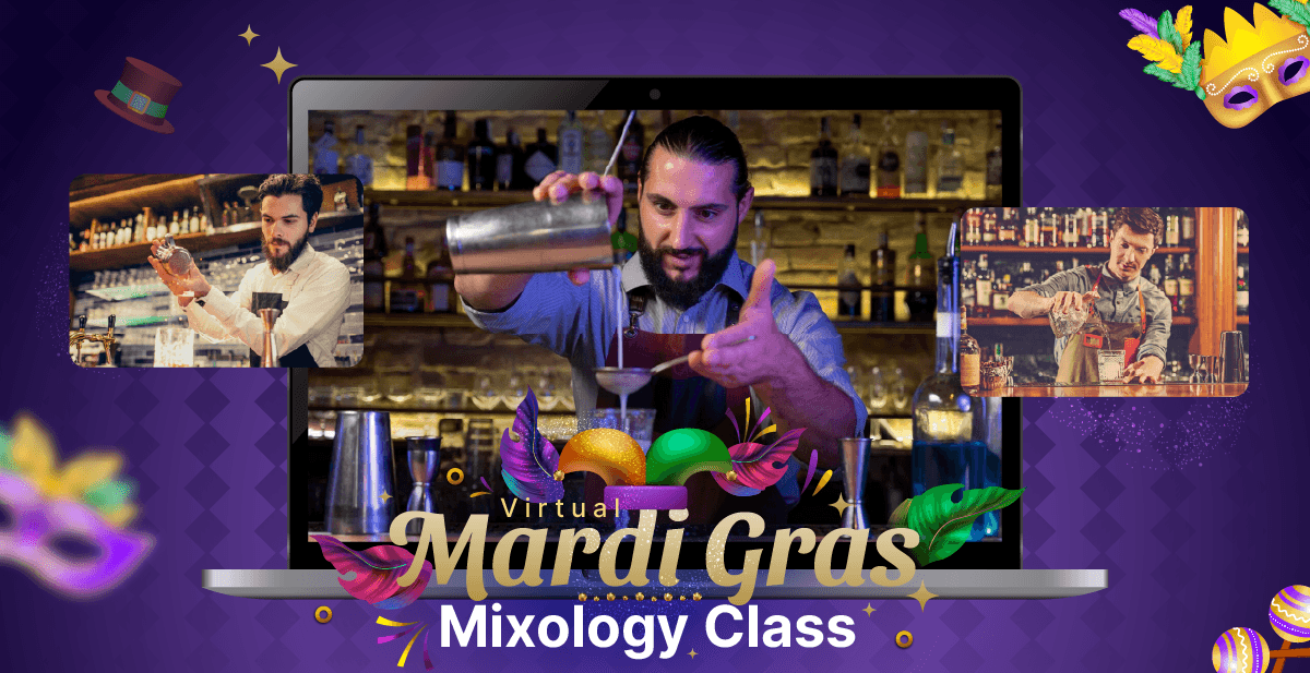 Virtual Mardi Gras Mixology Class