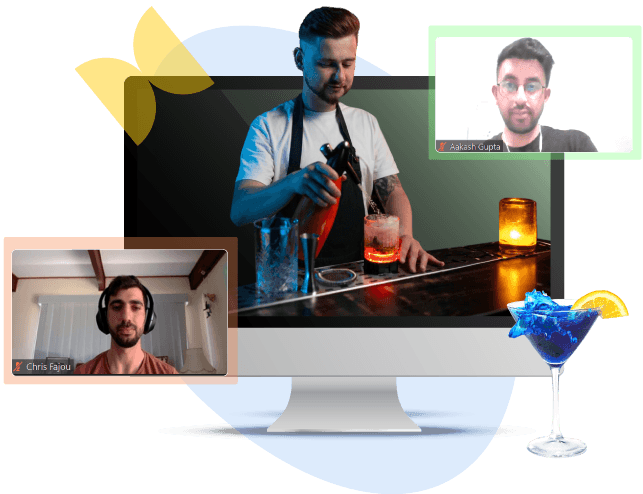 Image showcasing How Can Virtual Mixology Class Help in Team Building?