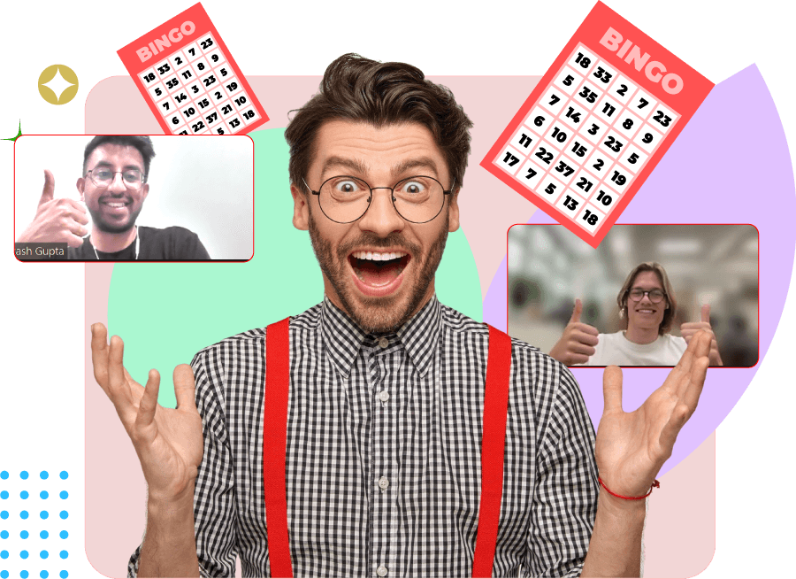 Hosted Virtual Bingo Team Building for Fun